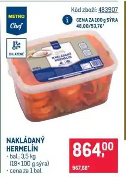 Makro Nakládaný hermelín nabídka