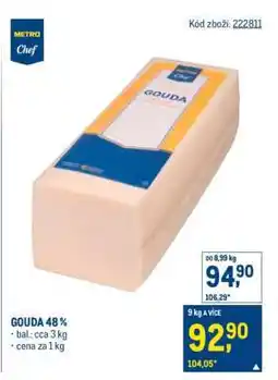 Makro Gouda 48% nabídka