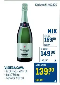 Makro VISIEGA CAVA nabídka