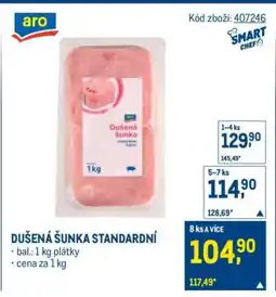 Makro Dušená šunka standardní nabídka