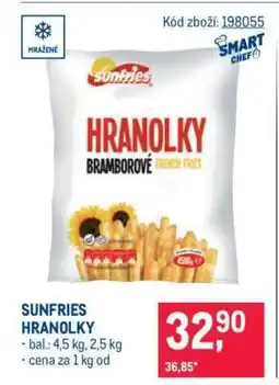 Makro Sunfries hranolky nabídka