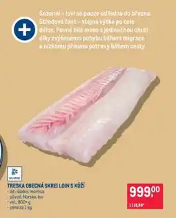 Makro TRESKA OBECNÁ SKREI LOIN S KŮŽÍ nabídka