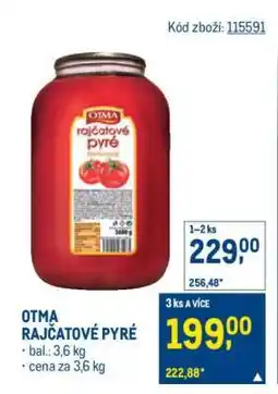 Makro OTMA RAJČATOVÉ PYRÉ nabídka