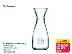 Makro KARAFA NA VÍNO BACCHUS nabídka