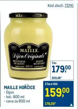 Makro Maille hořčice nabídka