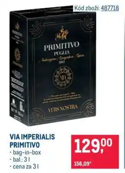Makro VIA IMPERIALIS PRIMITIVO nabídka