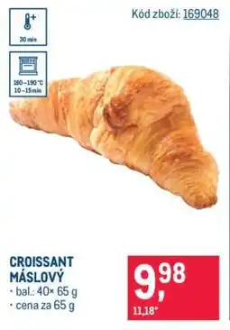 Makro Croissant máslový nabídka