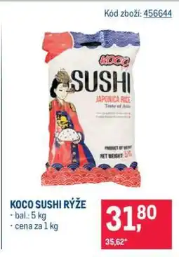 Makro KOCO SUSHI RÝŽE nabídka