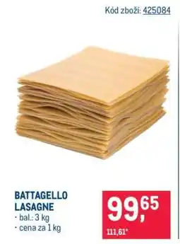 Makro Battagello Lasagne nabídka