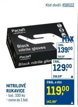 Makro Nitrilové rukavice nabídka