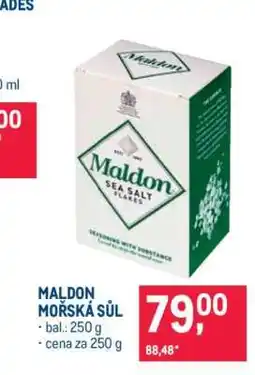 Makro Maldon mořská sůl nabídka