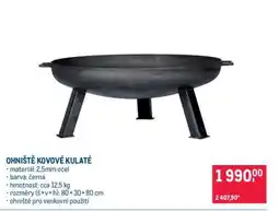 Makro OHNIŠTĚ KOVOVÉ KULATÉ nabídka