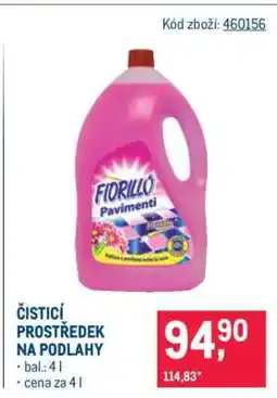 Makro Čisticí prostředek na podlahy nabídka