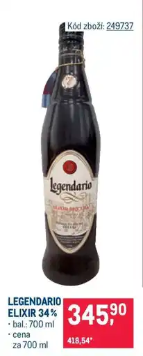 Makro Legendario Elixir 34 % nabídka