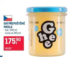 Makro Ghí přepuštěné máslo nabídka