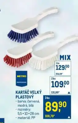 KARTÁČ VELKÝ PLASTOVÝ