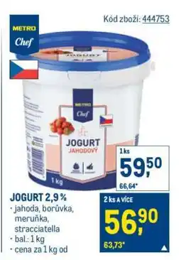 Makro JOGURT JAHODOVÝ nabídka