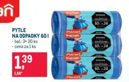 Makro Pytle na odpadky 60 l nabídka