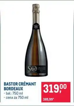 Makro BASTOR CRÉMANT BORDEAUX nabídka