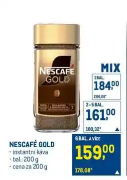 Makro Nescafé Gold nabídka