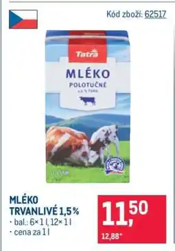 Makro Mléko trvanlivé 1,5 % nabídka