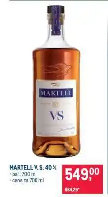 Makro Martell V. S. 40 % nabídka