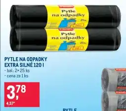 Makro Pytle na odpadky extra silné 120 l nabídka