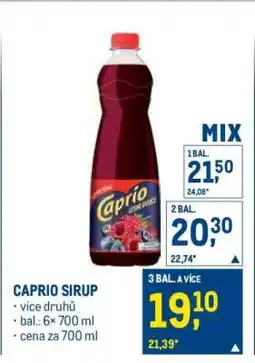 Makro Caprio Sirup nabídka
