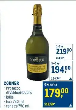 Makro Corner nabídka