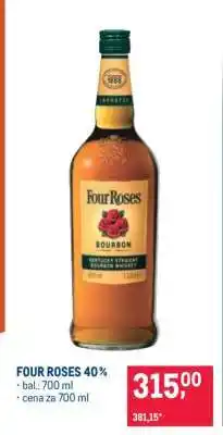 Makro Four Roses 40 % nabídka