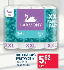 Makro TOALETNÍ PAPÍR 3VRSTVÝ 15 m nabídka