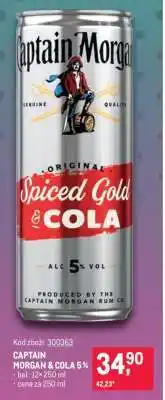 Makro Captain Morgan & Cola 5 % nabídka