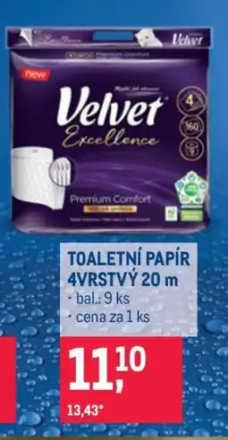 Makro TOALETNÍ PAPÍR 4VRSTVÝ 20 m nabídka