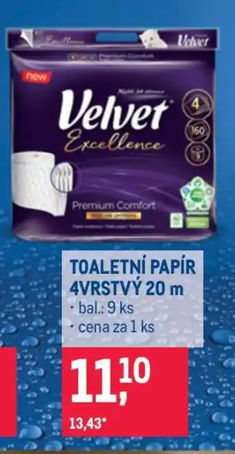Makro TOALETNÍ PAPÍR 4VRSTVÝ 20 m nabídka