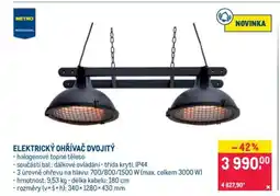 Makro ELEKTRICKÝ OHŘÍVAČ DVOJITÝ nabídka