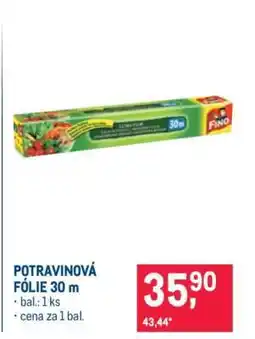 Makro Potravinová fólie 30 m nabídka