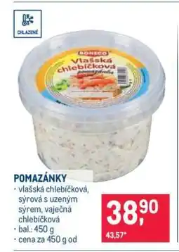 Makro Pomazánky nabídka
