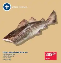 Makro TRESKA OBECNÁ SKREI BEZ HLAVY nabídka