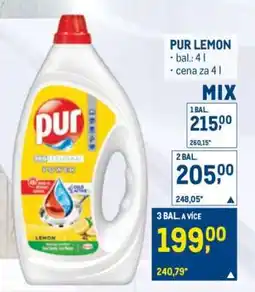 Makro PUR LEMON nabídka