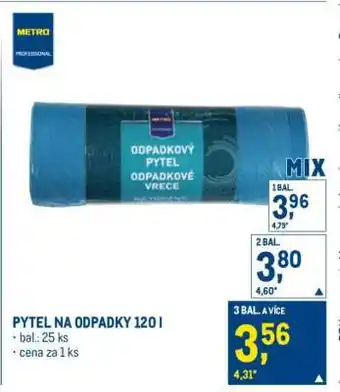 Makro PYTEL NA ODPADKY 120 l nabídka