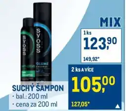 Makro Suchý šampon nabídka