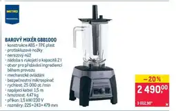 Makro BAROVÝ MIXÉR GBB1000 nabídka