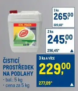 Makro Čisticí prostředek na podlahy nabídka