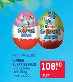 Makro KINDER SURPRISE MAXI nabídka