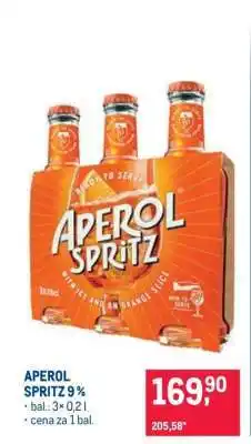Makro APEROL SPRITZ 9 % nabídka