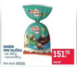 Makro KINDER MINI VAJÍČKA nabídka