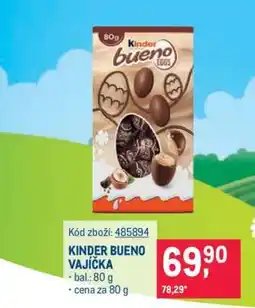 Makro KINDER BUENO VAJÍČKA nabídka