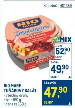 Makro RIO MARE Tuňákový salát nabídka