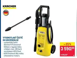Makro VYSOKOTLAKÝ ČISTIČ K4 UNIVERZÁLNÍ nabídka