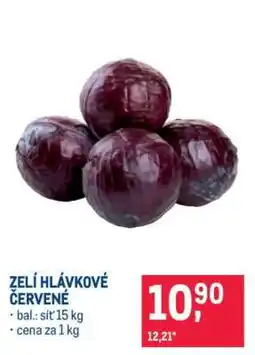 Makro Zelí hlávkové červené nabídka